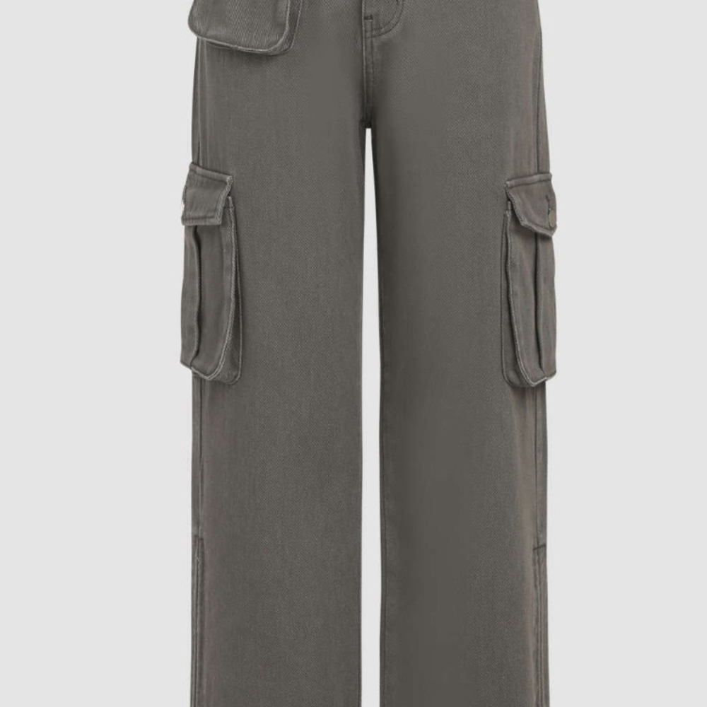 Cider Sz M NWT  - Gray Cargo Pants with Sturdy Material and Straight Fit - Picture 4 of 13